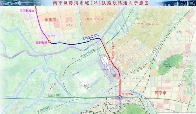 宁滁轻轨最新规划图，连接南京与滁州的交通新动脉