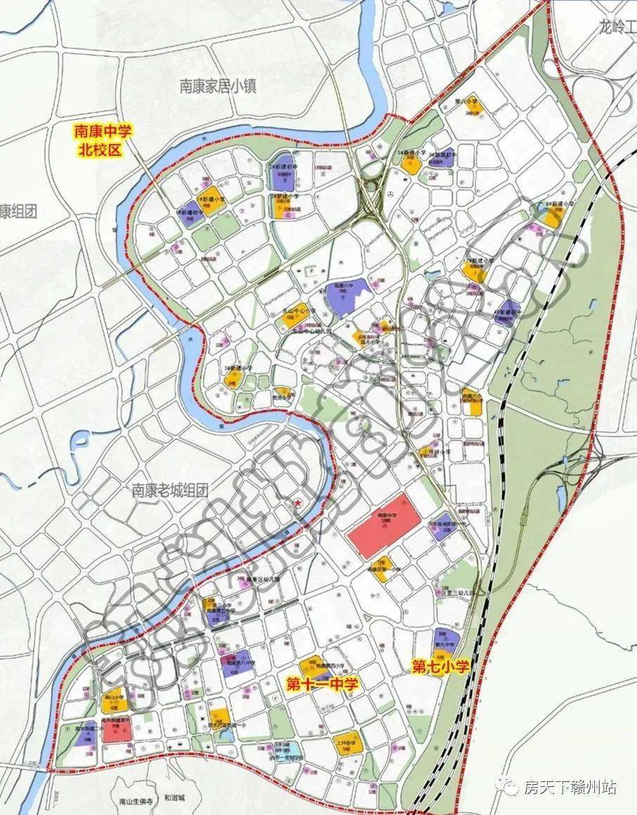 南康区城区最新规划图，描绘未来城市蓝图